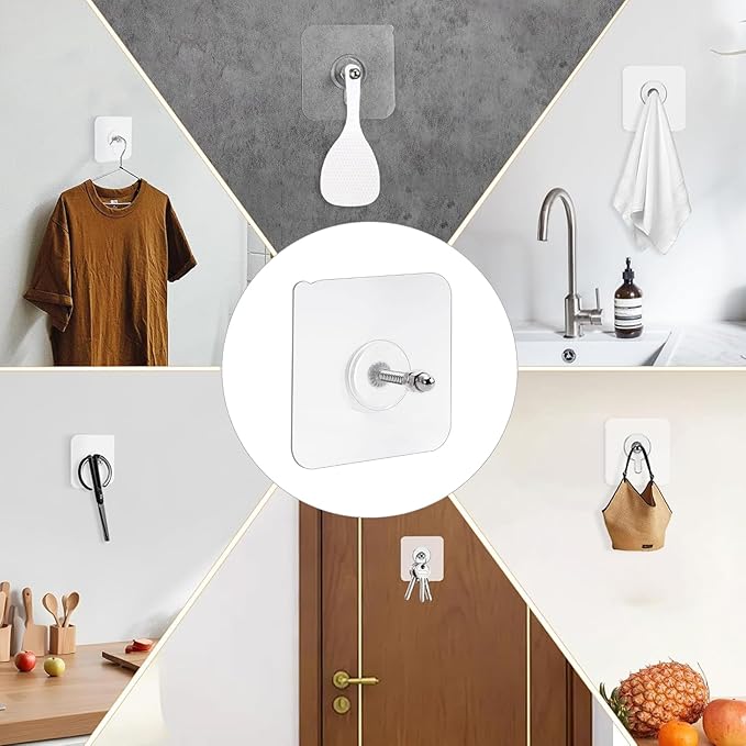 Adhesive Screw Hooks Effortless Wall Hooks™