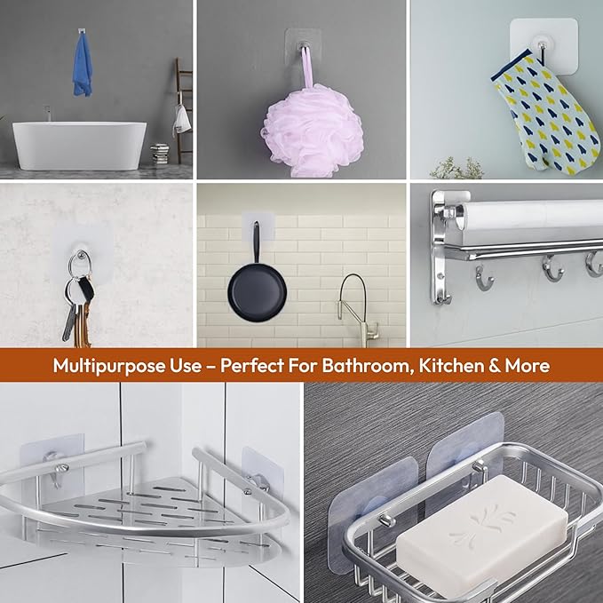 Adhesive Screw Hooks Effortless Wall Hooks™